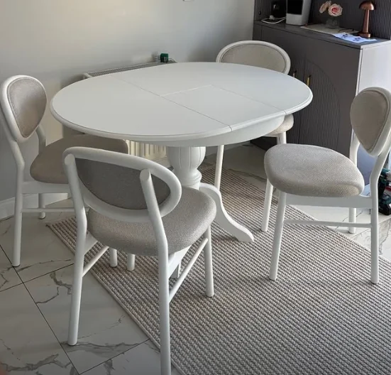 Miami Model Sandalye ve Açılabilir Yuvarlak Masa